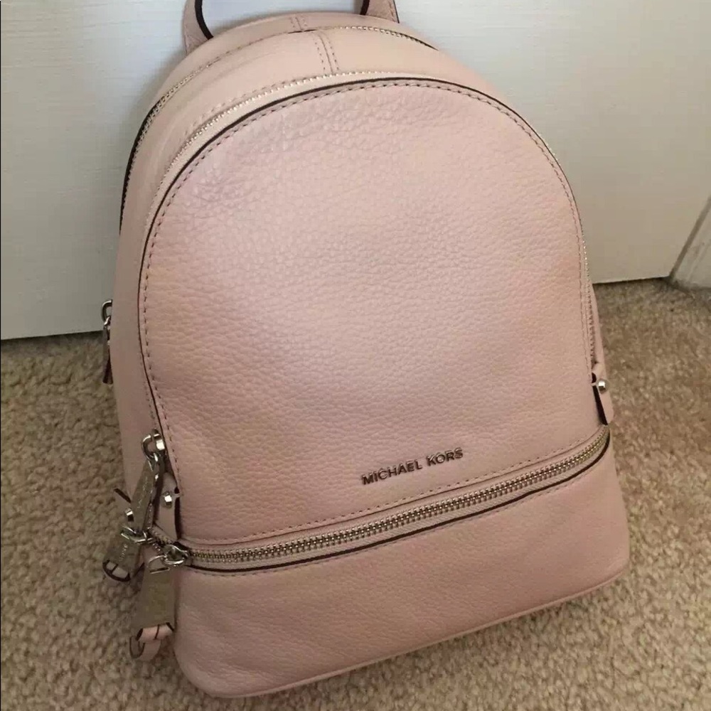 NWT Michael Kors Rhea Small Backpack pink